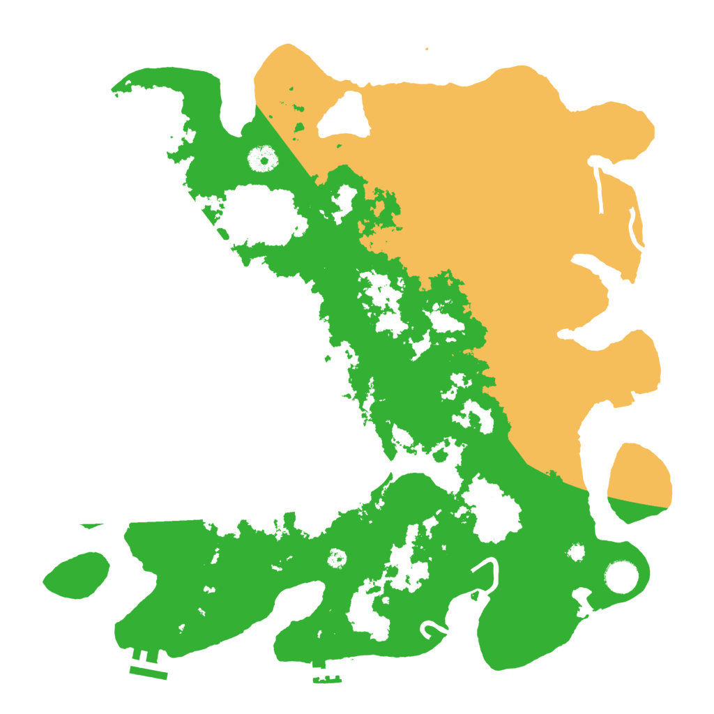 Biome Rust Map: Procedural Map, Size: 3800, Seed: 32407077