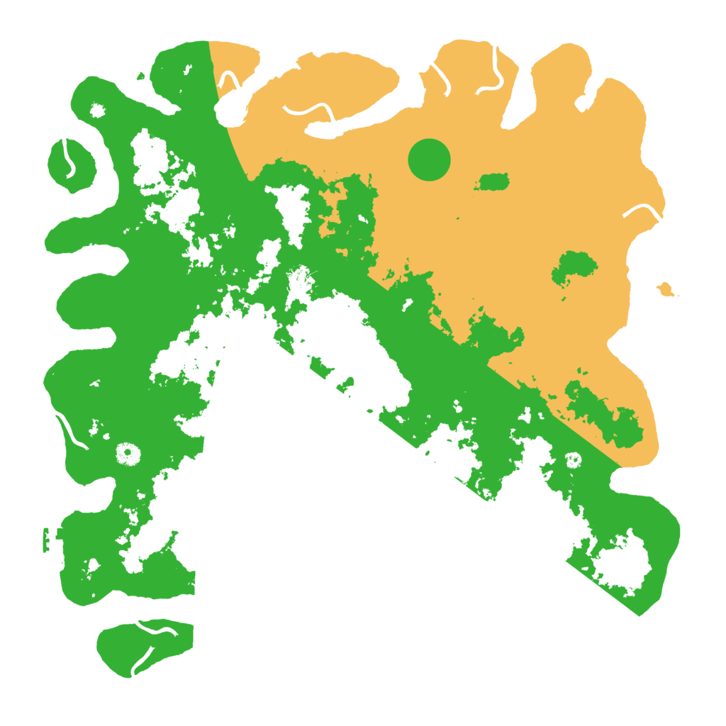 Biome Rust Map: Procedural Map, Size: 4500, Seed: 1307336843