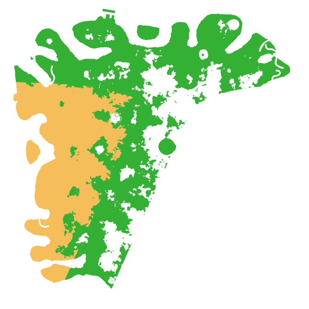 Biome Rust Map: Procedural Map, Size: 5000, Seed: 67100158