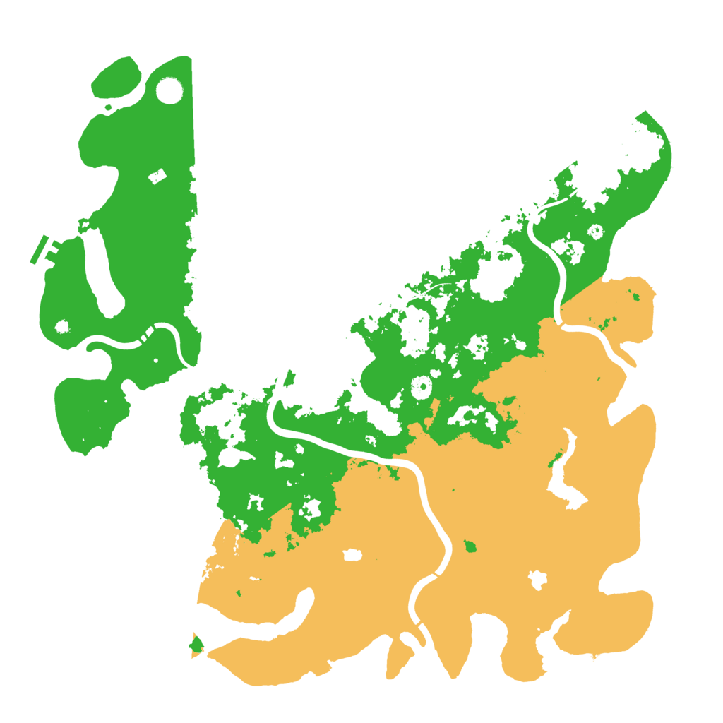 Biome Rust Map: Procedural Map, Size: 4750, Seed: 2028597185