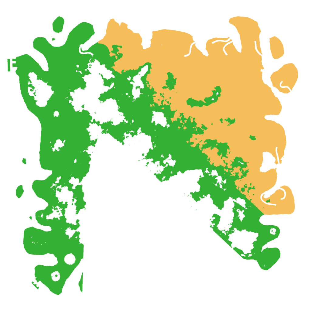 Biome Rust Map: Procedural Map, Size: 5000, Seed: 47110815