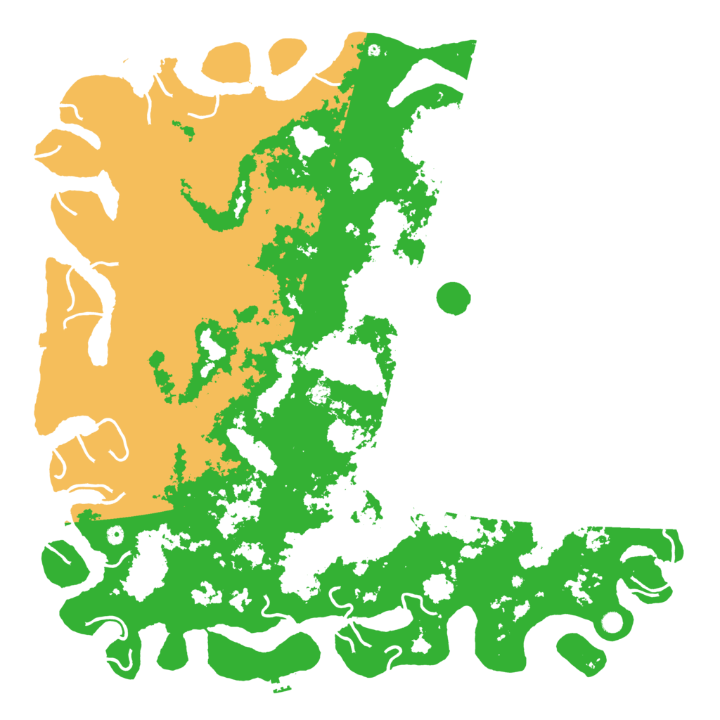 Biome Rust Map: Procedural Map, Size: 6000, Seed: 19118