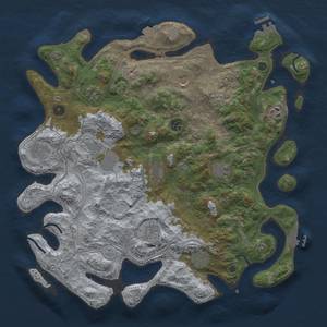 Thumbnail Rust Map: Procedural Map, Size: 4250, Seed: 1376287318, 19 Monuments