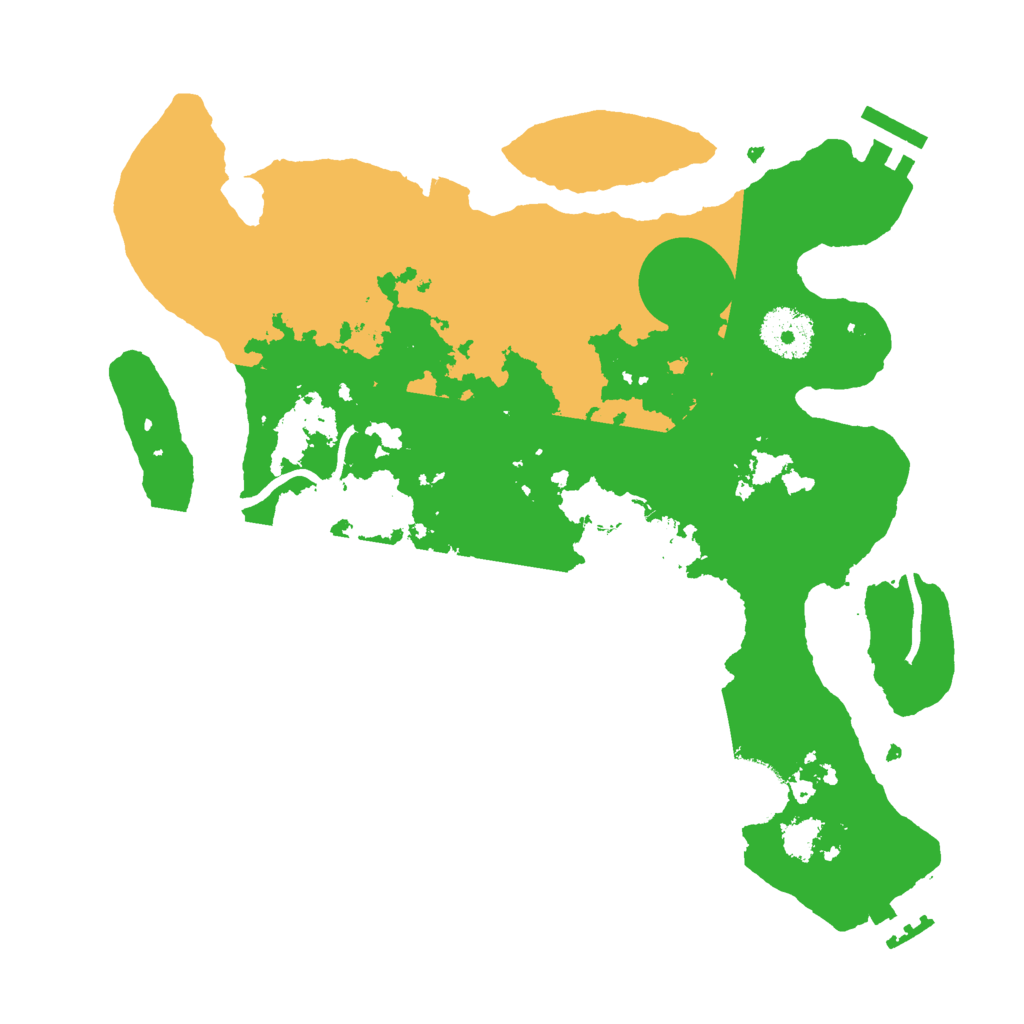 Biome Rust Map: Procedural Map, Size: 3000, Seed: 1960784925