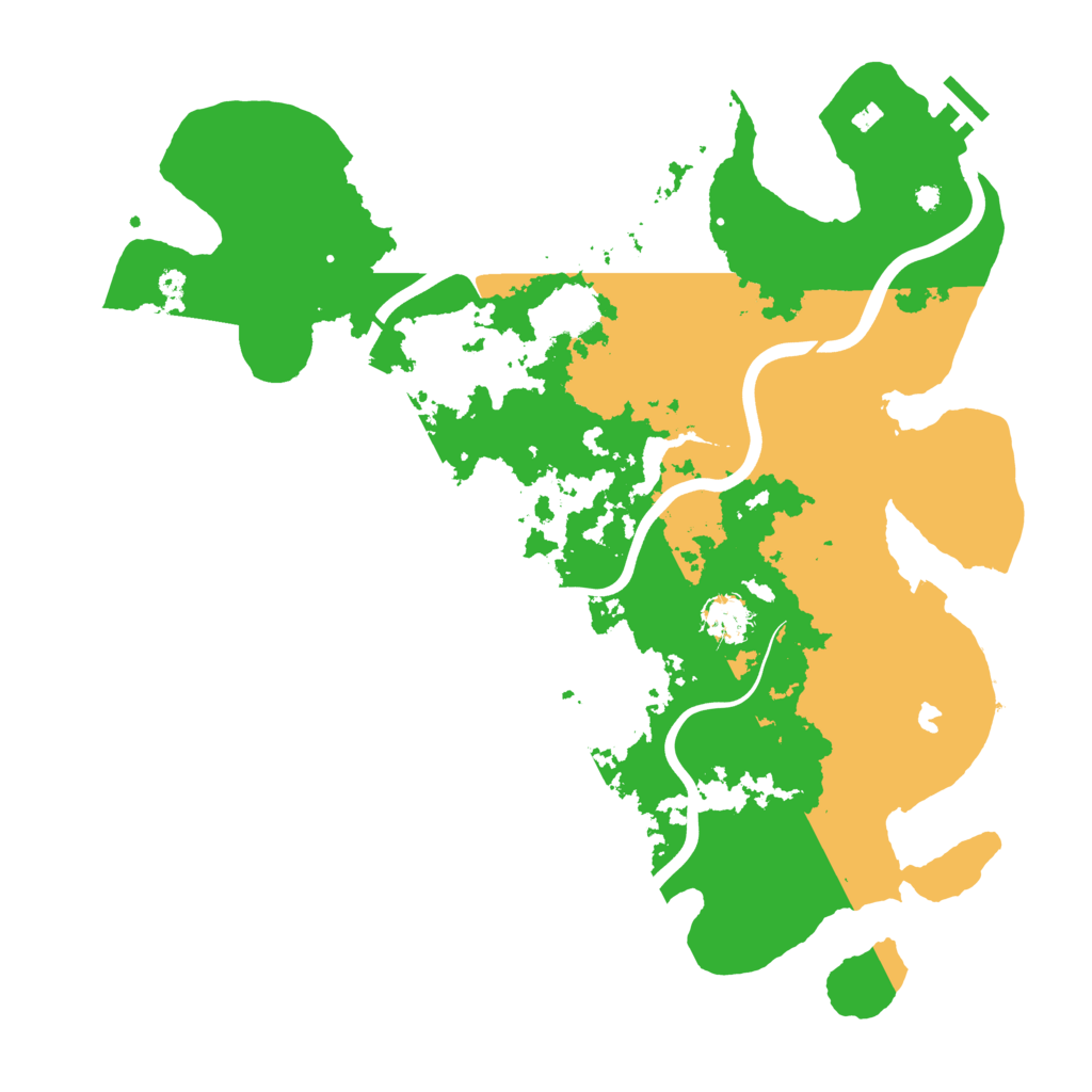 Biome Rust Map: Procedural Map, Size: 4000, Seed: 50924