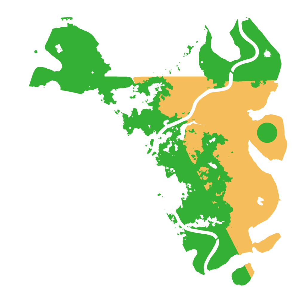 Biome Rust Map: Procedural Map, Size: 4000, Seed: 50924