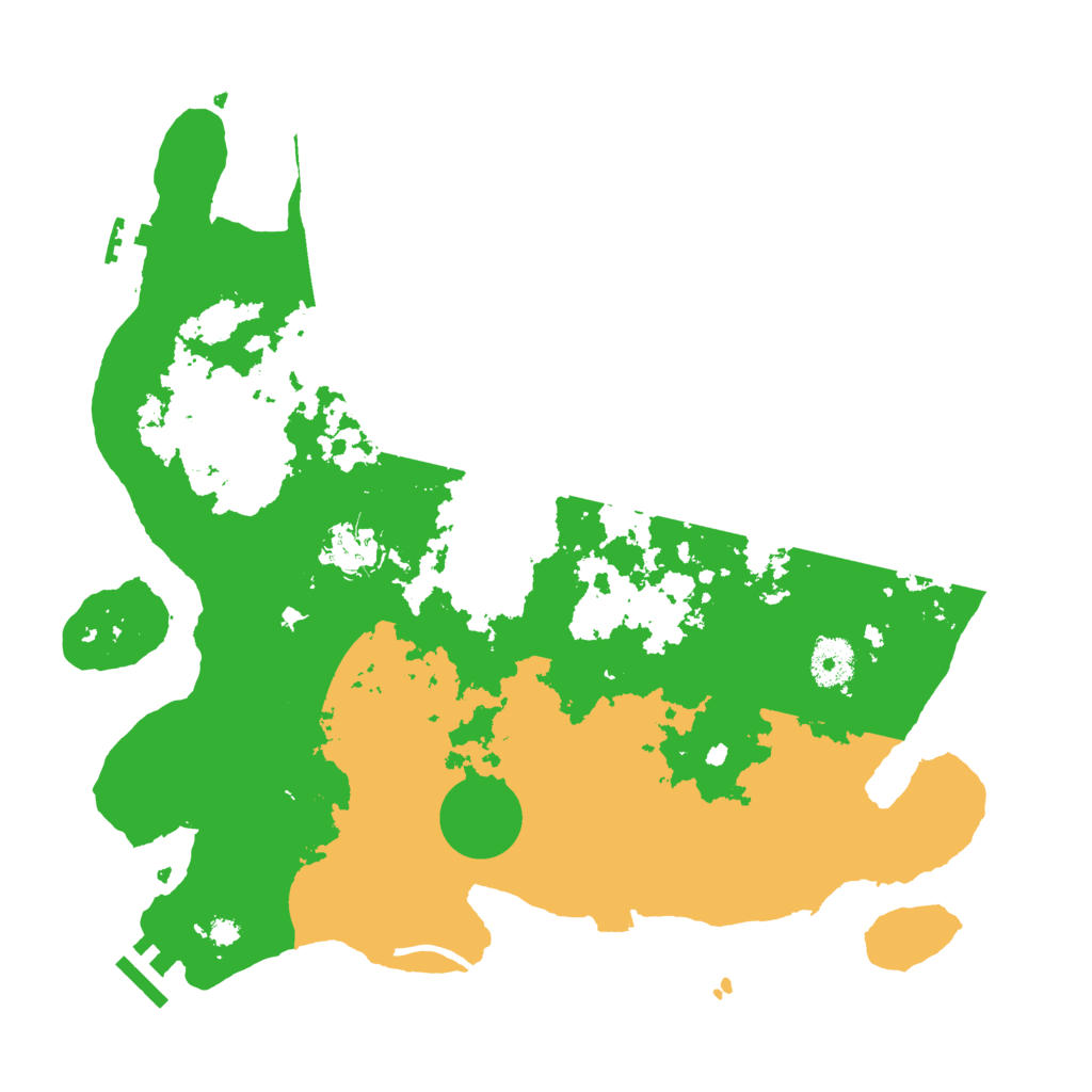 Biome Rust Map: Procedural Map, Size: 3500, Seed: 1785145597