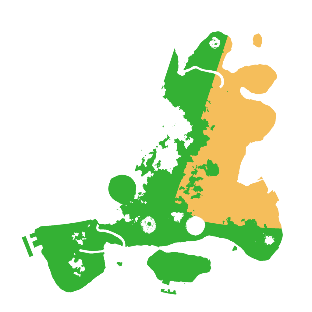 Biome Rust Map: Procedural Map, Size: 3000, Seed: 1970202123