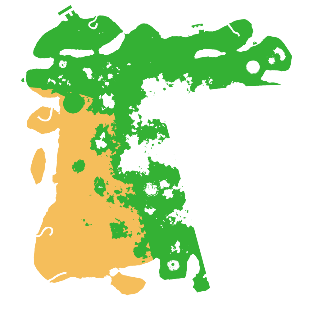 Biome Rust Map: Procedural Map, Size: 4250, Seed: 131890278