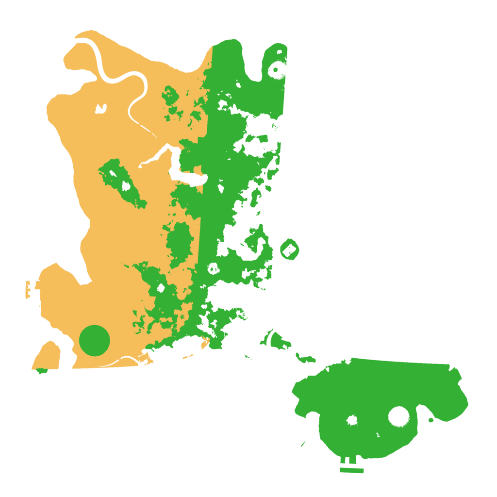 Biome Rust Map: Procedural Map, Size: 4250, Seed: 682150766
