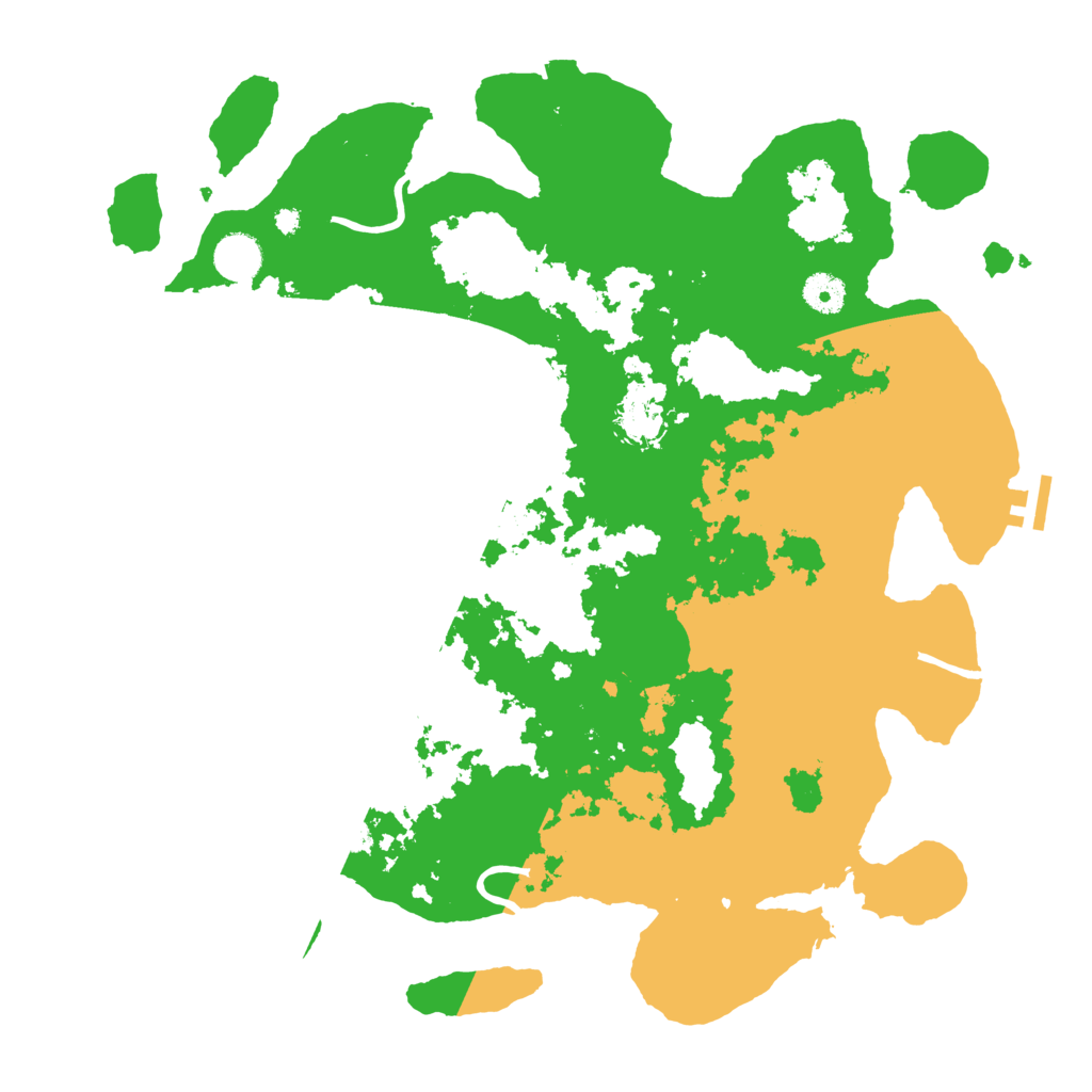 Biome Rust Map: Procedural Map, Size: 4000, Seed: 1305383467