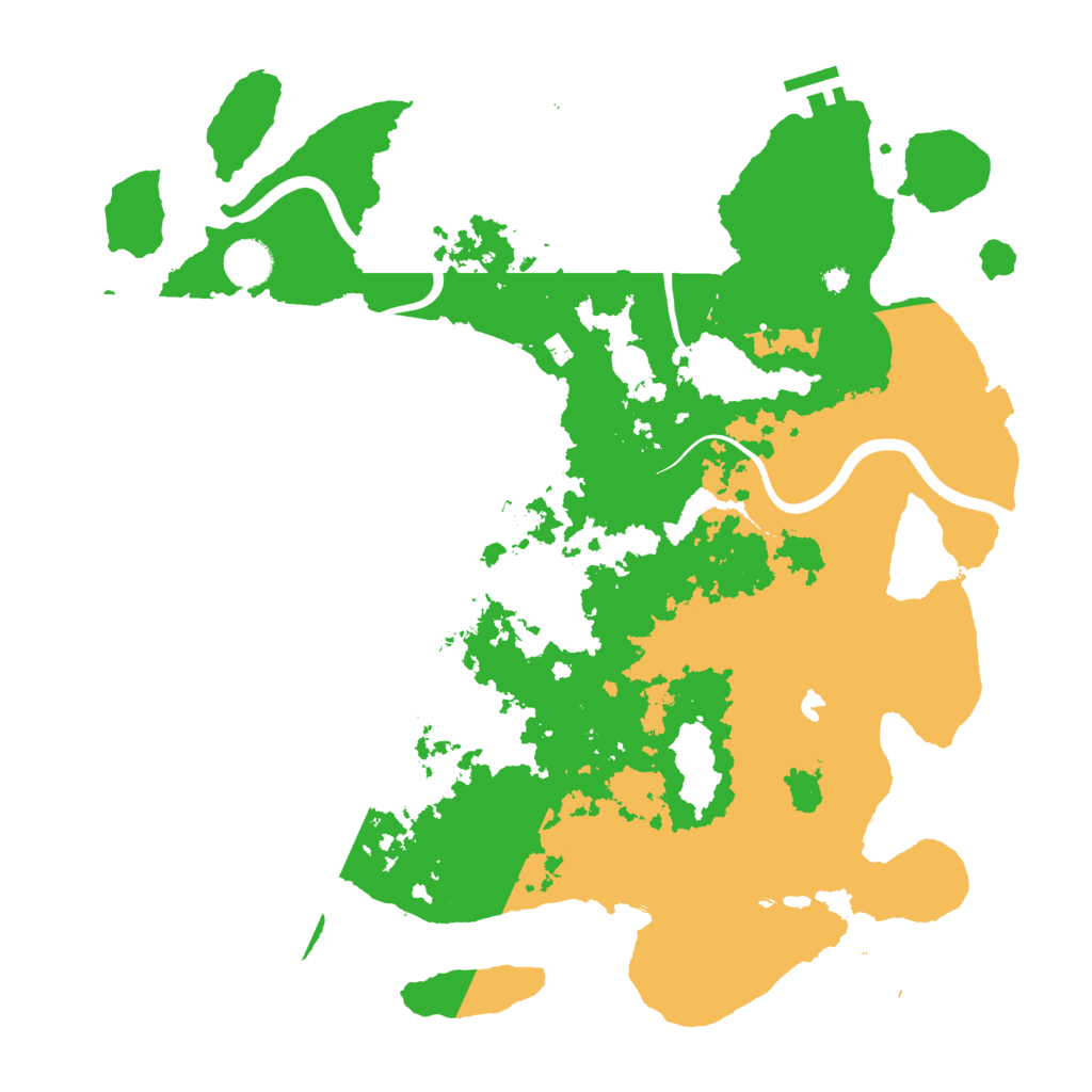 Biome Rust Map: Procedural Map, Size: 4000, Seed: 1305383467
