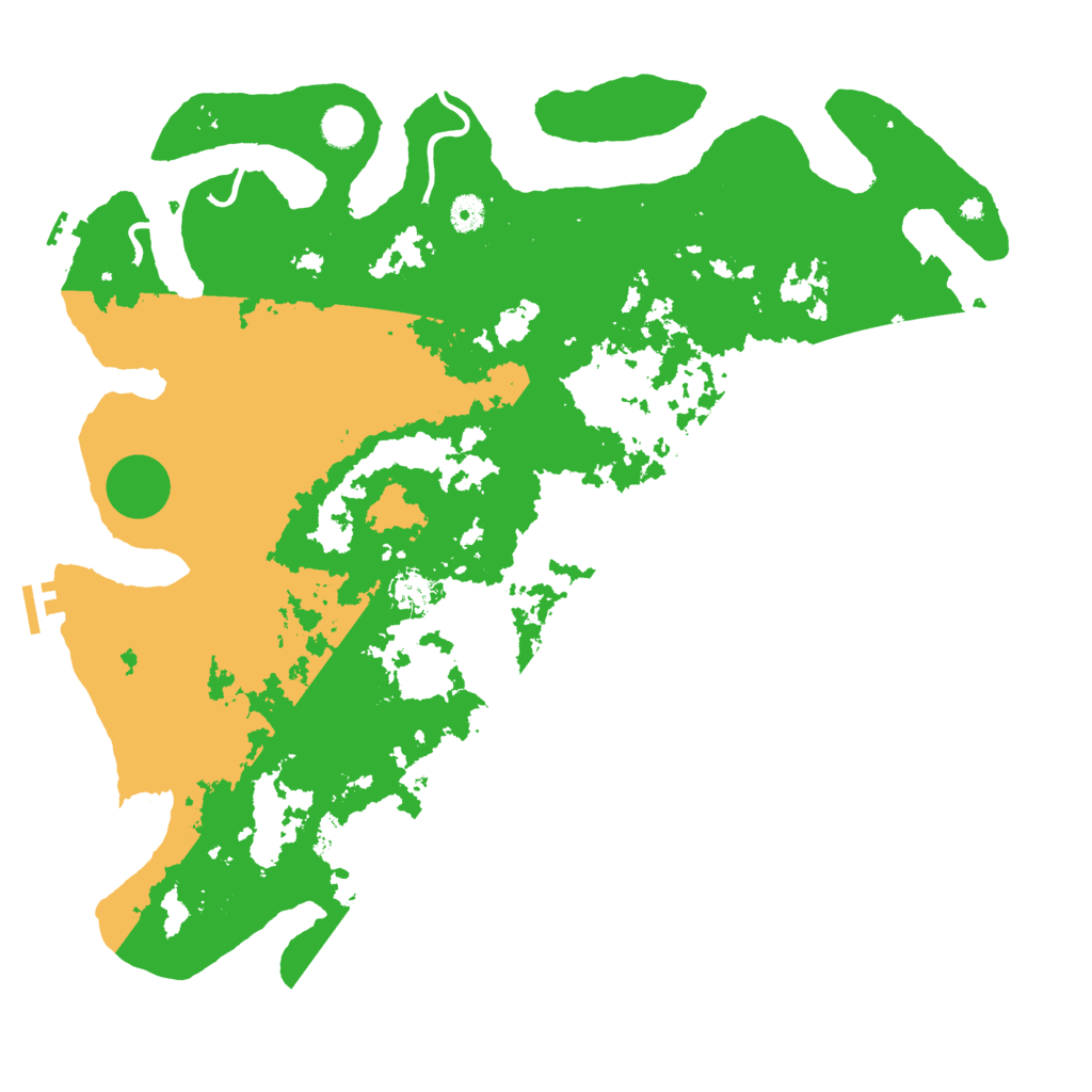 Biome Rust Map: Procedural Map, Size: 4500, Seed: 953969591