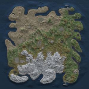 Thumbnail Rust Map: Procedural Map, Size: 4250, Seed: 577984223, 19 Monuments