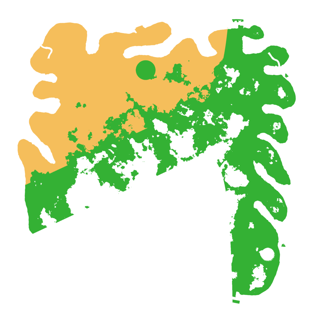 Biome Rust Map: Procedural Map, Size: 4250, Seed: 577984223