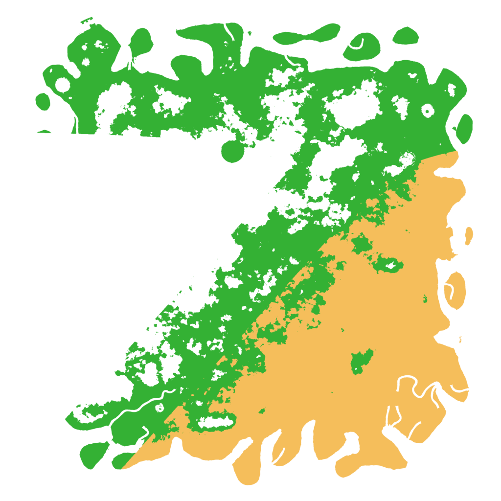 Biome Rust Map: Procedural Map, Size: 6000, Seed: 2147893