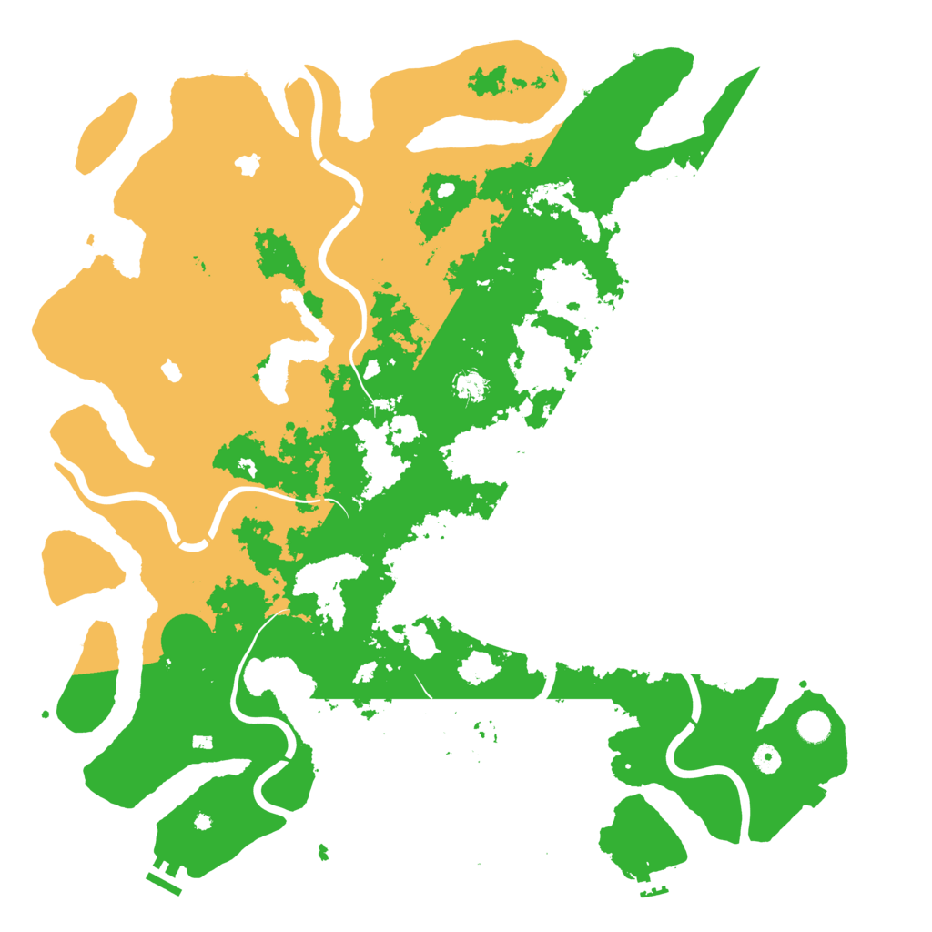 Biome Rust Map: Procedural Map, Size: 5000, Seed: 1183344089