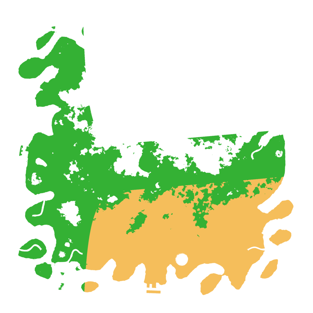 Biome Rust Map: Procedural Map, Size: 4500, Seed: 9878013