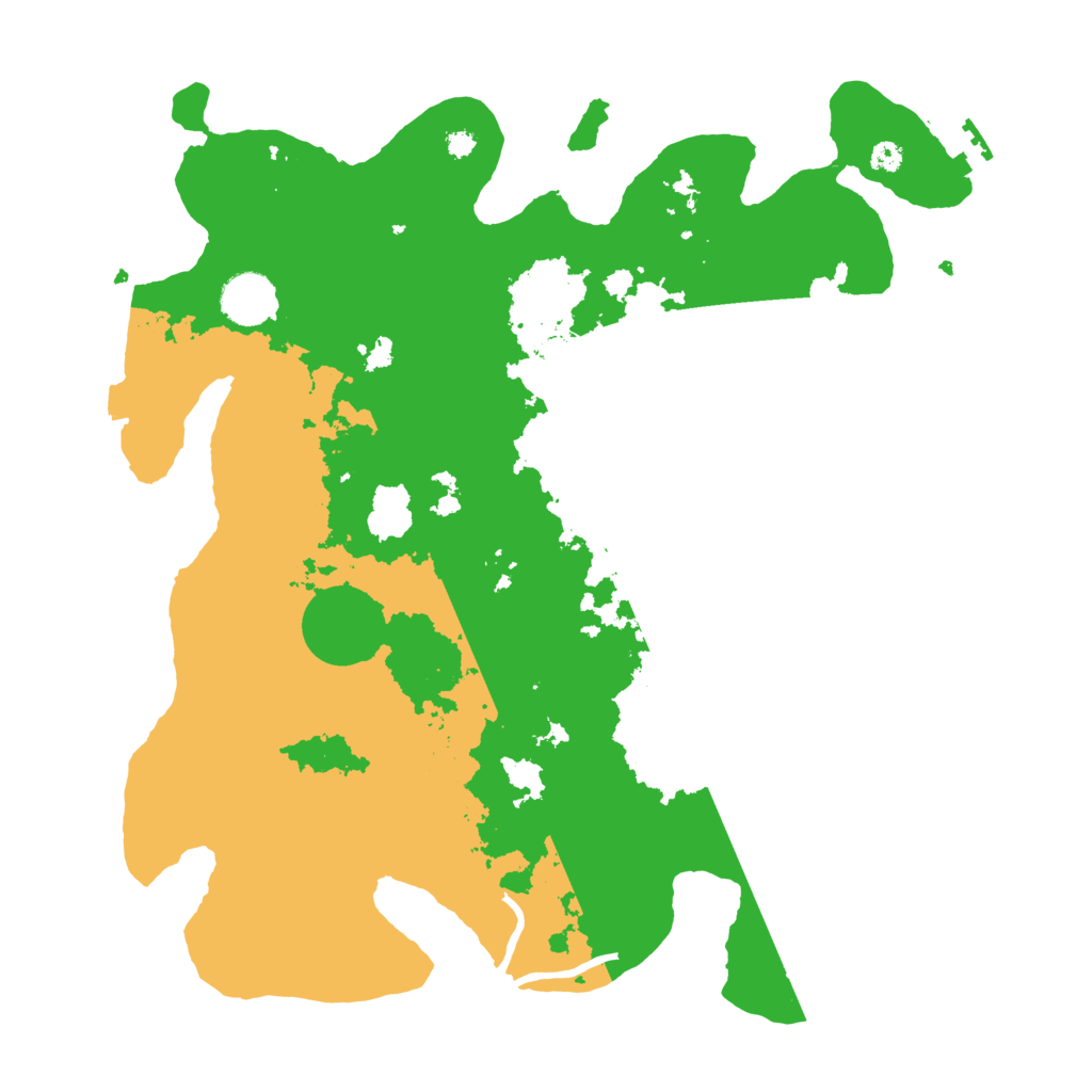 Biome Rust Map: Procedural Map, Size: 3600, Seed: 143644847