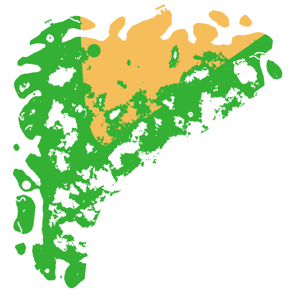 Biome Rust Map: Procedural Map, Size: 6000, Seed: 3751053