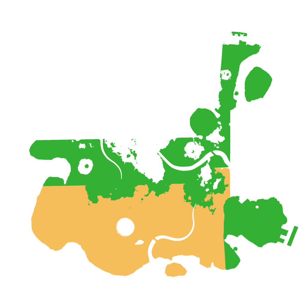 Biome Rust Map: Procedural Map, Size: 3000, Seed: 1950249070