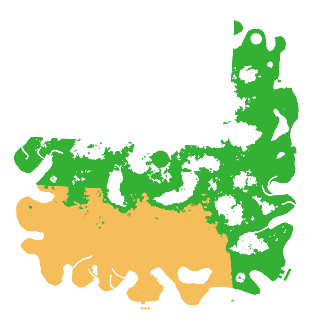 Biome Rust Map: Procedural Map, Size: 5000, Seed: 60924