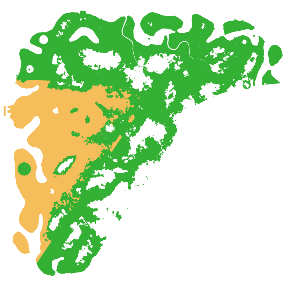 Biome Rust Map: Procedural Map, Size: 6000, Seed: 10041