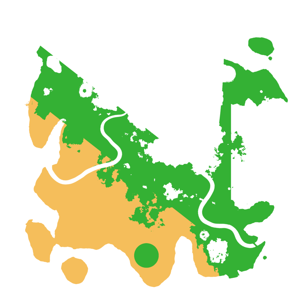 Biome Rust Map: Procedural Map, Size: 3323, Seed: 779999