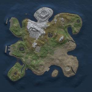 Thumbnail Rust Map: Procedural Map, Size: 2700, Seed: 1898708288, 12 Monuments