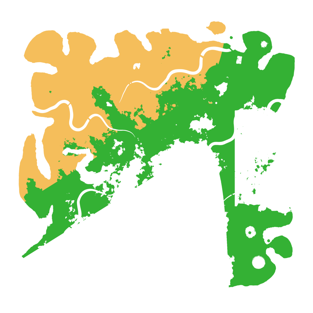Biome Rust Map: Procedural Map, Size: 4300, Seed: 295354