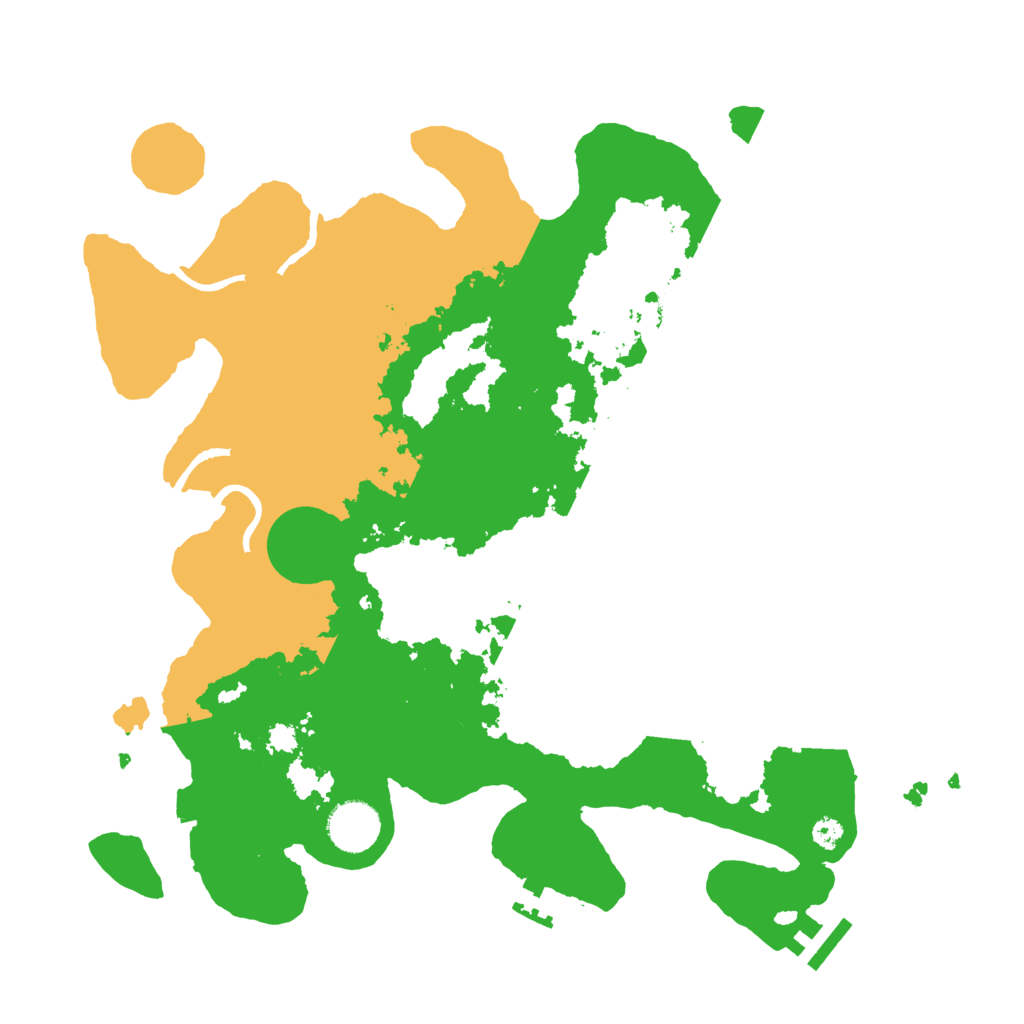 Biome Rust Map: Procedural Map, Size: 3500, Seed: 1887397737