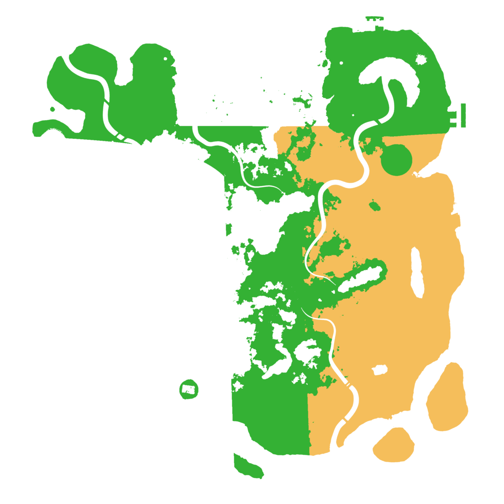 Biome Rust Map: Procedural Map, Size: 4250, Seed: 88932659
