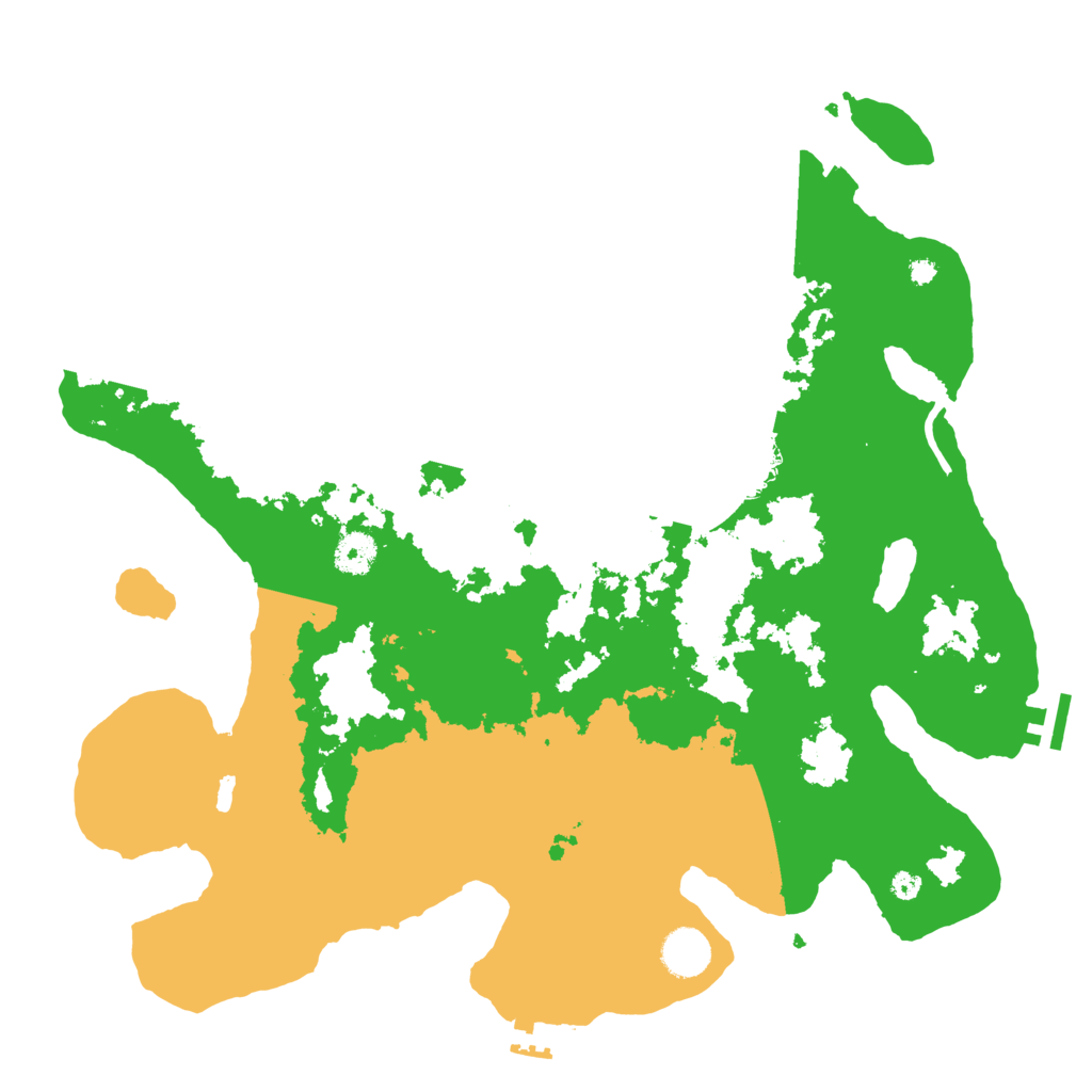 Biome Rust Map: Procedural Map, Size: 3900, Seed: 79