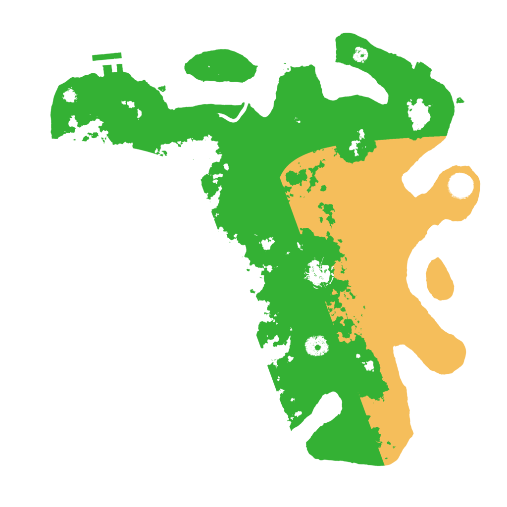 Biome Rust Map: Procedural Map, Size: 3500, Seed: 545815524