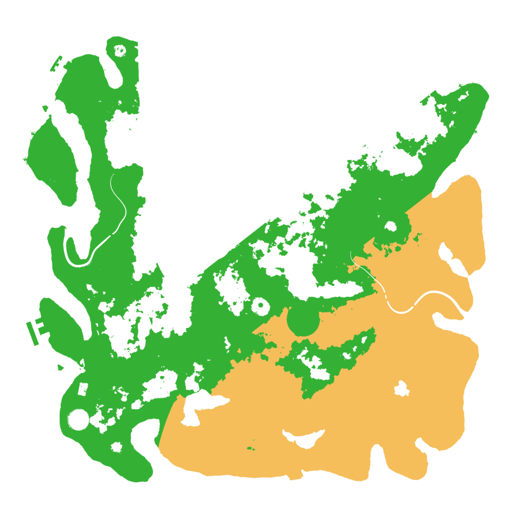 Biome Rust Map: Procedural Map, Size: 4300, Seed: 905202469