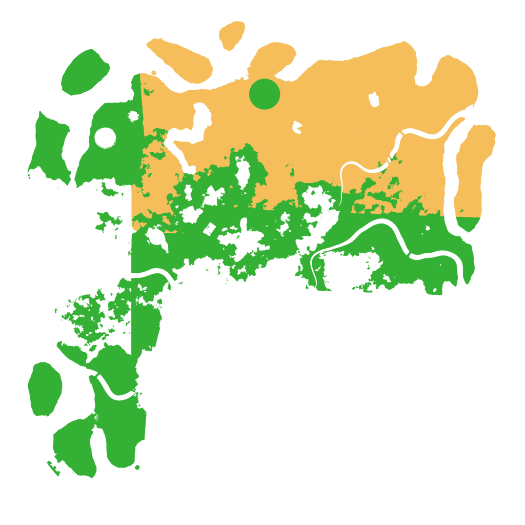 Biome Rust Map: Procedural Map, Size: 4500, Seed: 1125070248