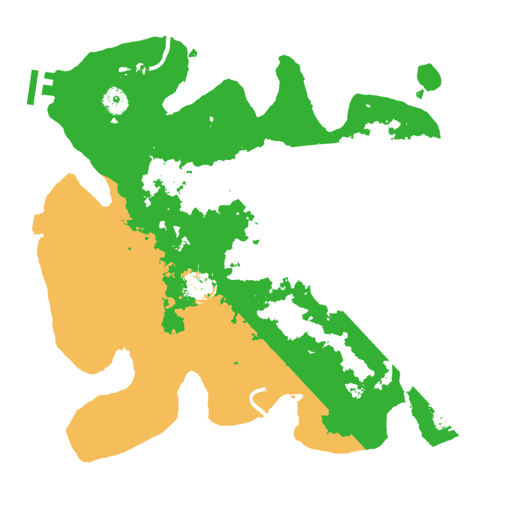 Biome Rust Map: Procedural Map, Size: 3000, Seed: 16789920