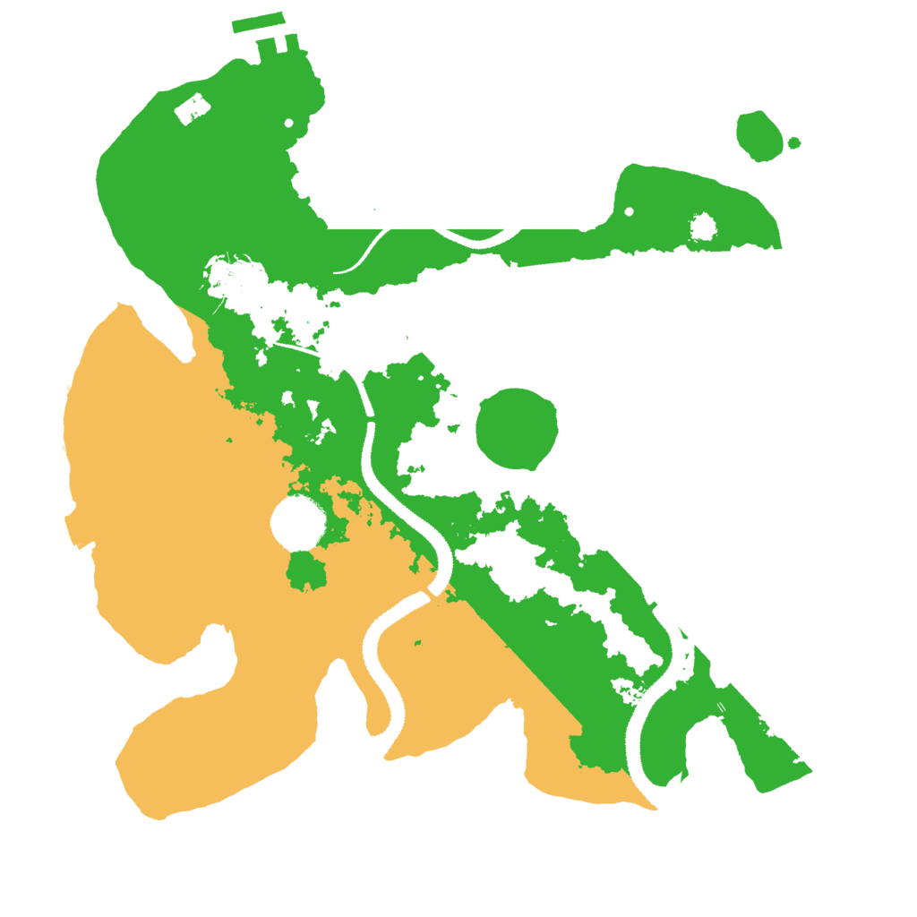 Biome Rust Map: Procedural Map, Size: 3000, Seed: 16789920