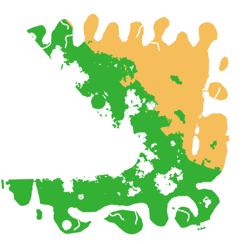 Biome Rust Map: Procedural Map, Size: 4500, Seed: 533516418