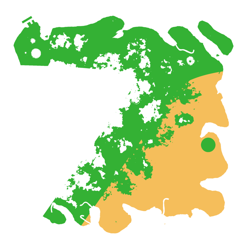 Biome Rust Map: Procedural Map, Size: 4500, Seed: 2225