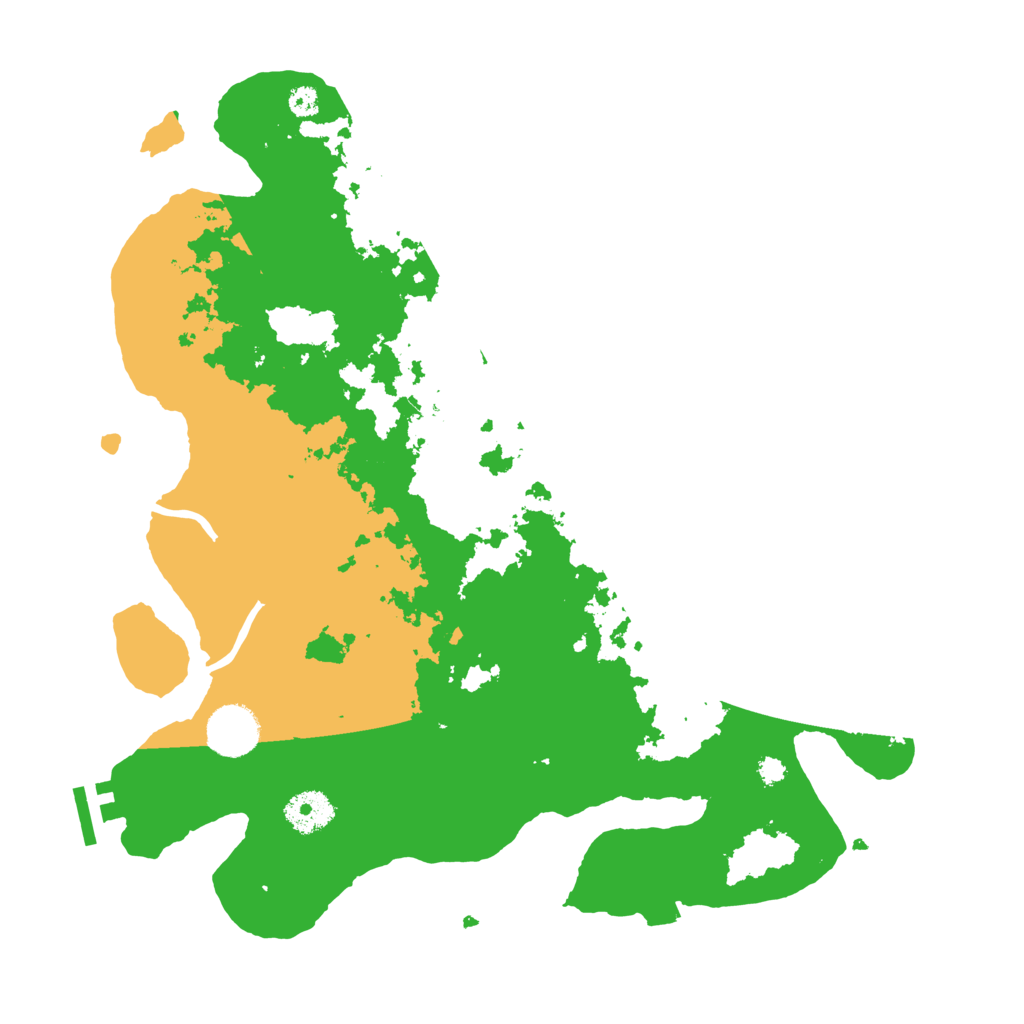 Biome Rust Map: Procedural Map, Size: 3500, Seed: 1663519119