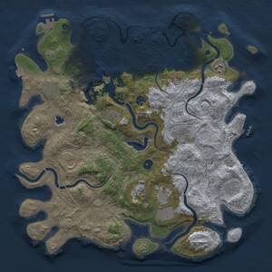 Thumbnail Rust Map: Procedural Map, Size: 4250, Seed: 1445355702, 16 Monuments