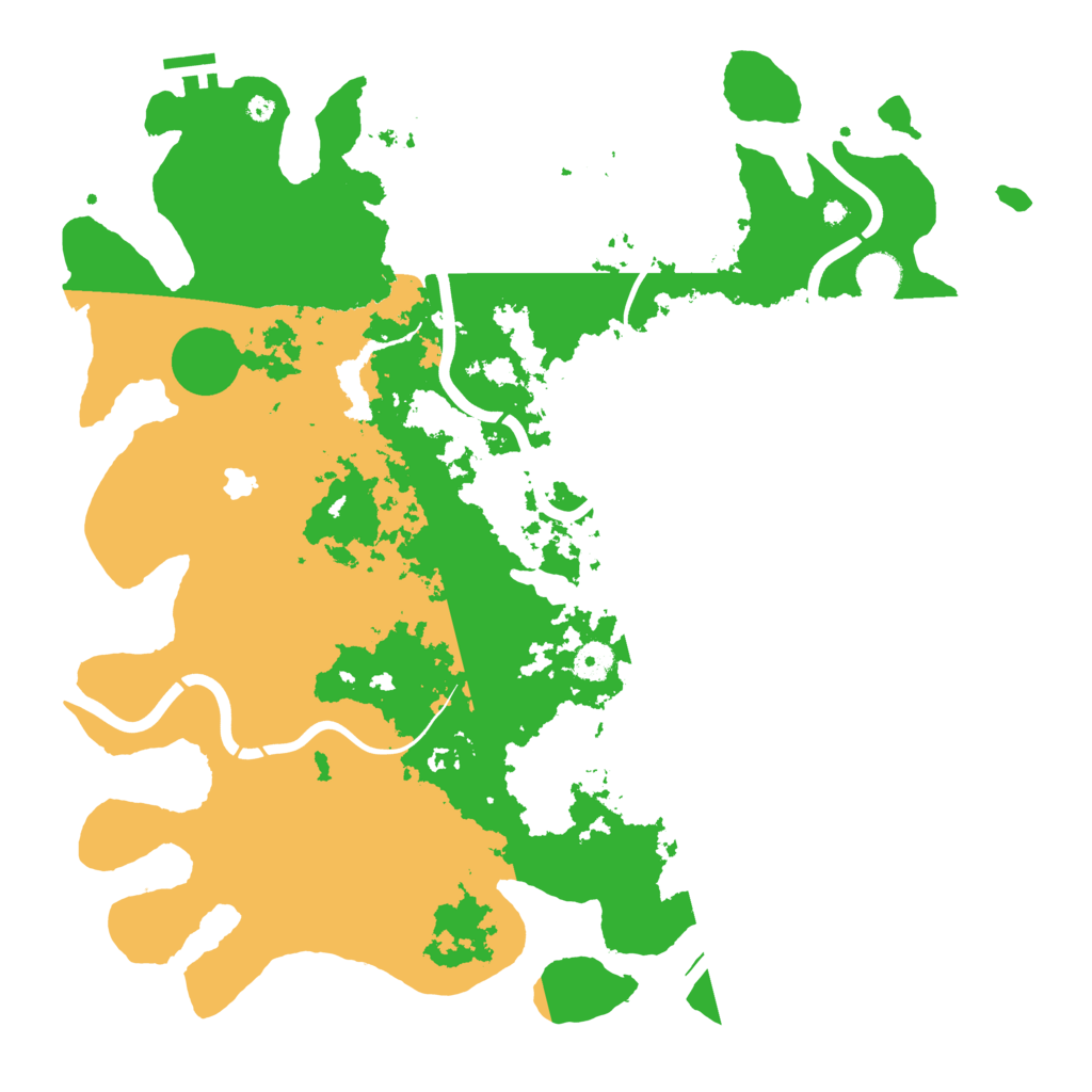 Biome Rust Map: Procedural Map, Size: 4250, Seed: 1445355702