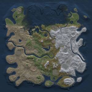 Thumbnail Rust Map: Procedural Map, Size: 4250, Seed: 1445355702, 16 Monuments