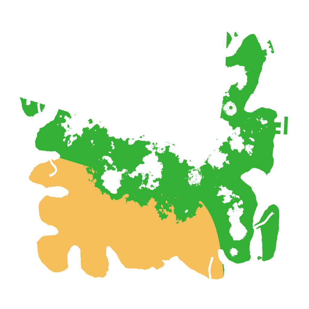 Biome Rust Map: Procedural Map, Size: 3500, Seed: 969556191