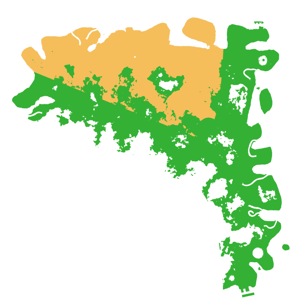 Biome Rust Map: Procedural Map, Size: 5000, Seed: 580346013