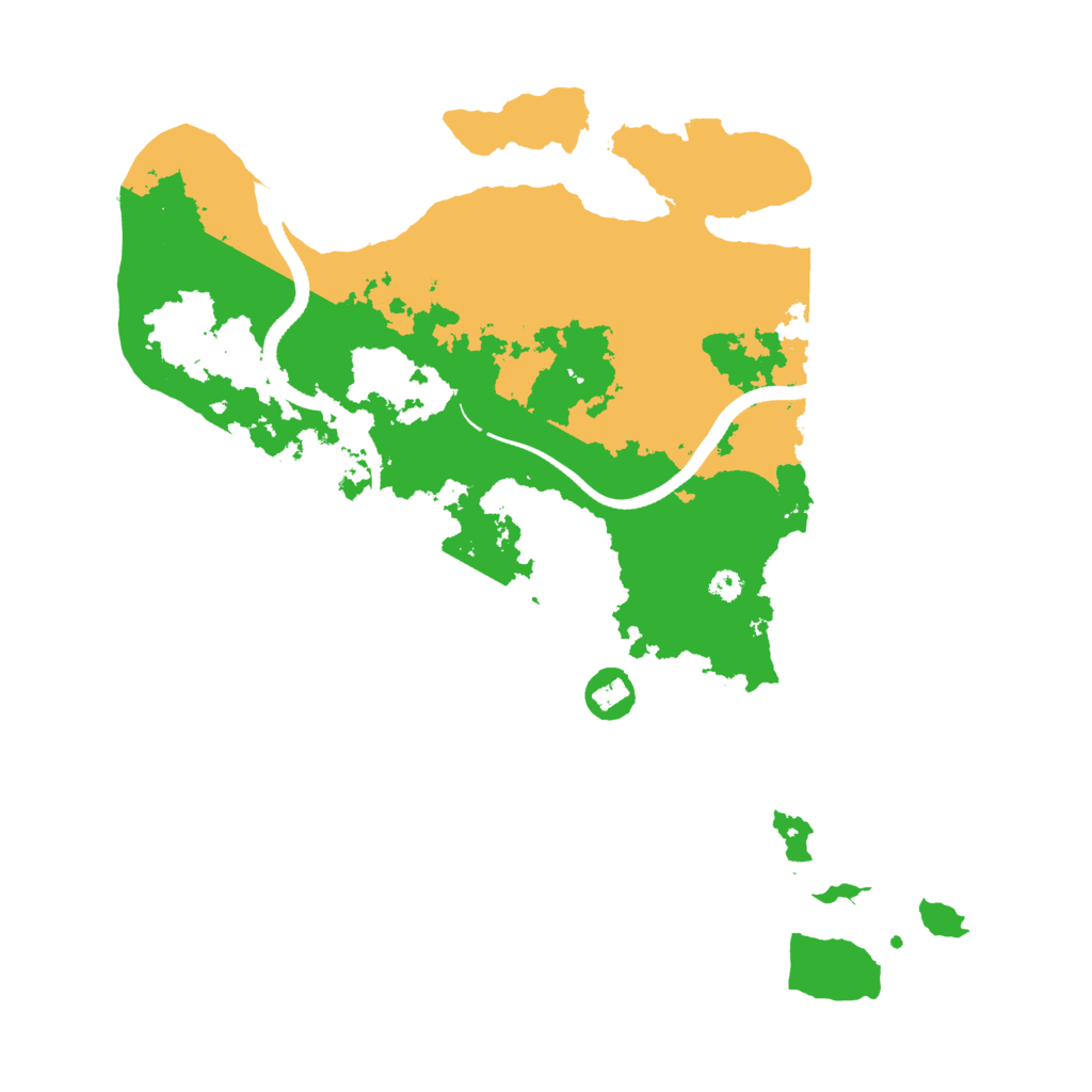 Biome Rust Map: Procedural Map, Size: 3500, Seed: 1262643039