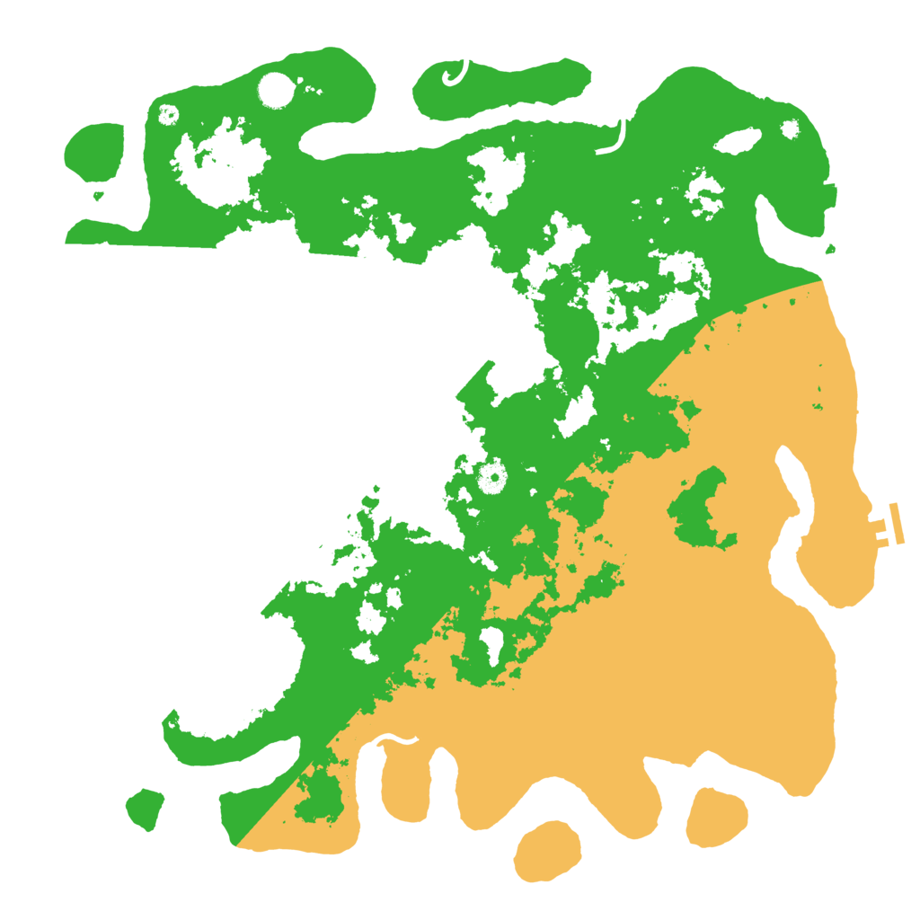 Biome Rust Map: Procedural Map, Size: 4500, Seed: 1558165773