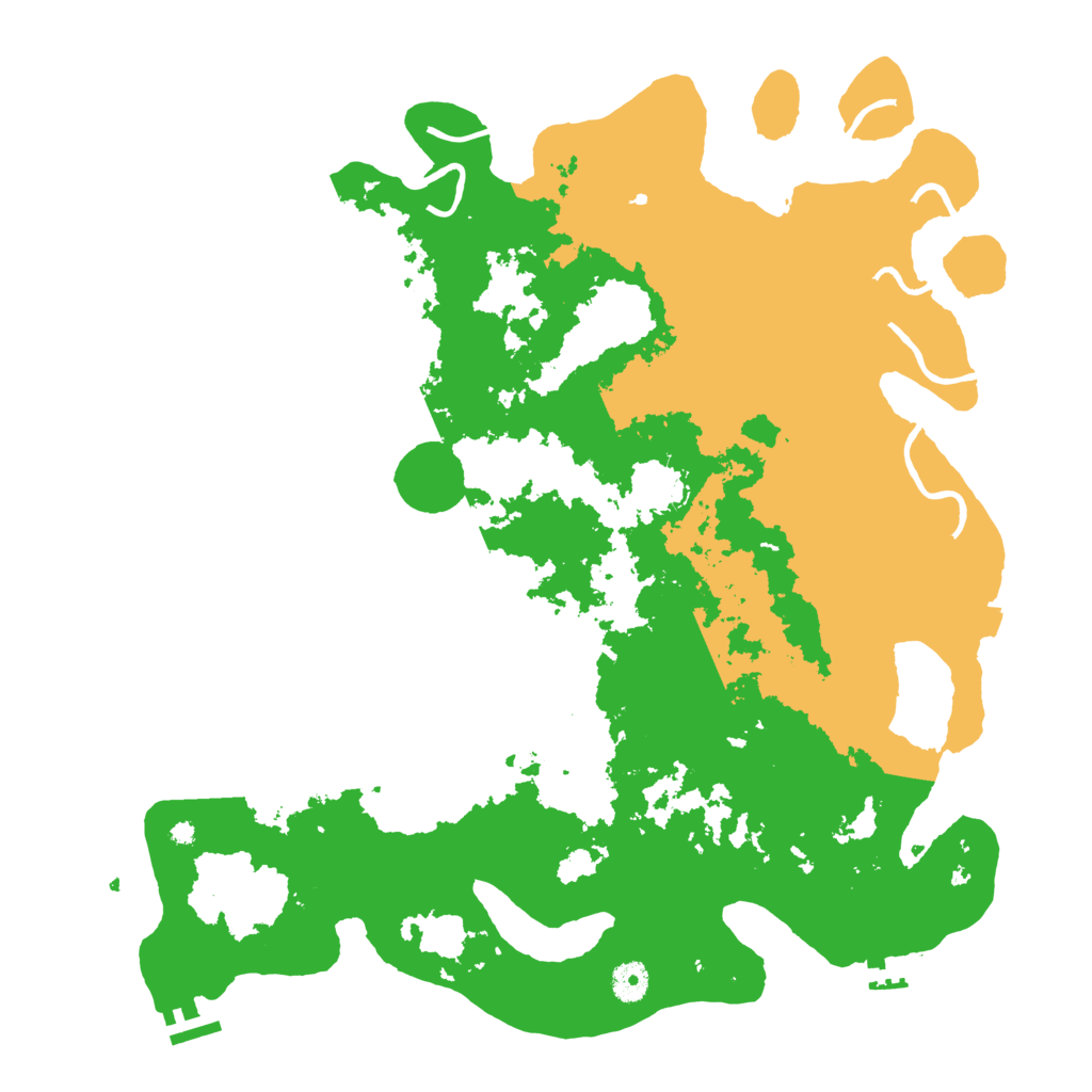 Biome Rust Map: Procedural Map, Size: 4250, Seed: 1352976962