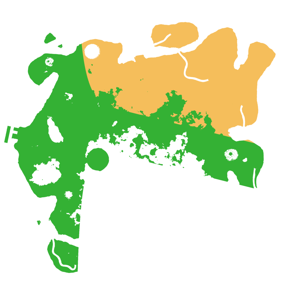 Biome Rust Map: Procedural Map, Size: 3500, Seed: 1657958788